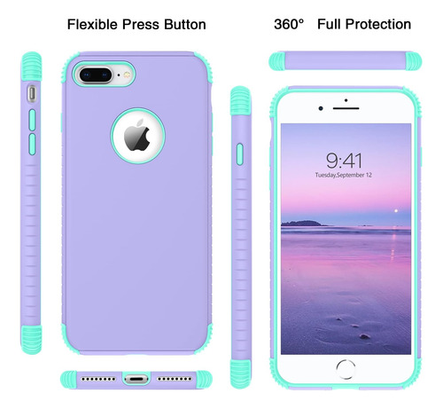 Bentoben Compatible Con La Caja Del iPhone 8 Plus, La Caja D