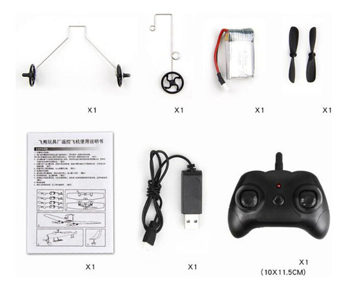 New Mini Rc Avión Aviones Radio Control Remoto Planeador