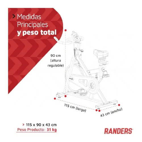 Bicicleta de online spinning nordika