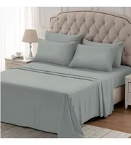 Comprar Juego De Sábanas Hoteleras Onix 600 H 2 1\u002F2 Plazas Color Sábana Gris Diseño De La Tela Liso