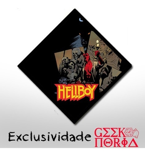 Placa Criativa Decorativa Personagens Hellboy - Hq