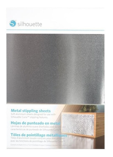 Imagen 1 de 3 de Paquete De Hojas Silhouette De Aluminio Para Punteado