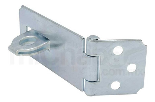 Imagen 3 de 3 de Portacandado Galvanizado 3 1/2'' Handyhome C/ Tornillos