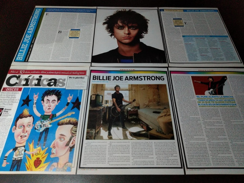 (aj044) Green Day * Recortes Revistas Clippings