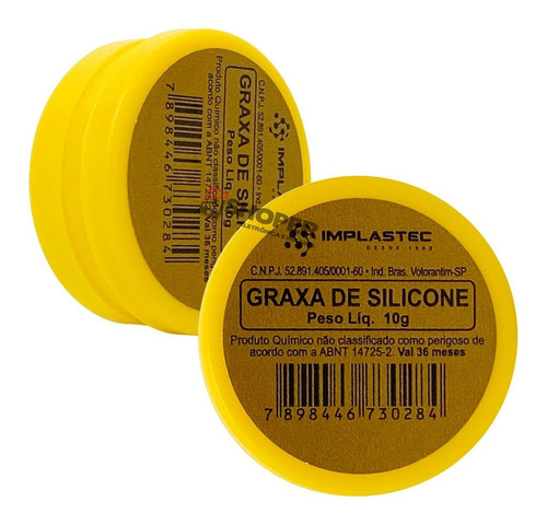 Graxa De Silicone Implastec Pote 10g Lgs200 P Airsoft Cooler