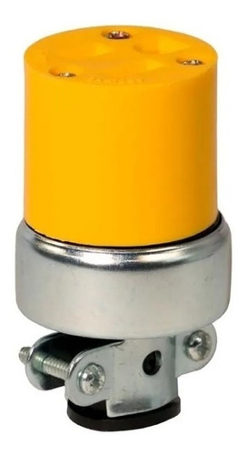 Contacto Colgante Polarizado Amarillo 15a 125v Supplier