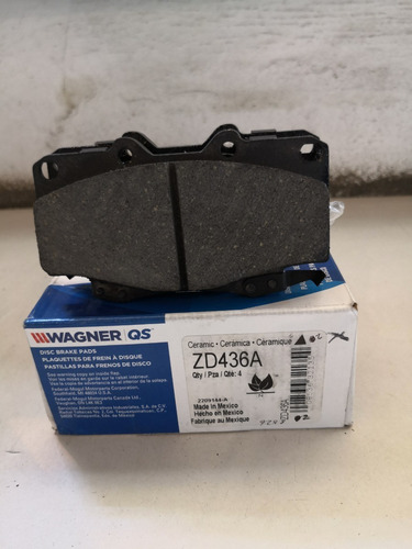 Imagen 1 de 1 de Pastilla De Freno Toyota Macho/4runner Del 7298a