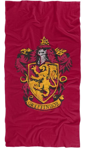 Toalla De Playa Oficial De Harry Potter Drawn Gryffindo...