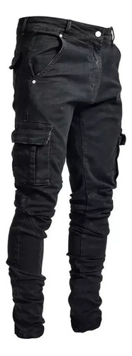 Vaqueros Pitillo Para Hombre Slim Jogger De Alta Elasticidad