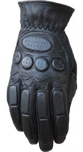 Guantes Moto Hombre Cuero Cordero 802 (m)