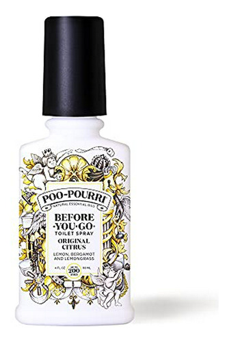 Poo-pourri Antes-de-go Aerosol Wc, 4 Oz, Original Cítricos, 