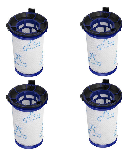 Juego De Filtros Hepa De 4 Piezas Para Rowenta Air Force .