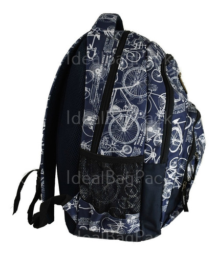 Mochila Nicks Club Pimax18 Azul Moda Amplia Cómoda Joven | sin intereses