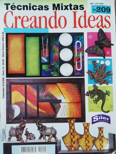 Patrón Revista Creando Ideas Técnicas Mixtas 