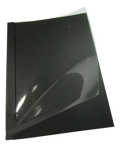 Capa Térmica Crystal Paper Preta A4 01mm 1 À 10fls 05un