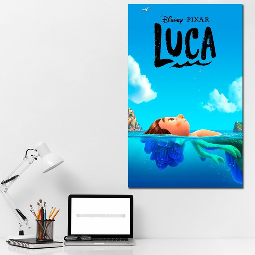 Cuadro Decorativo Infantiles Luca Disney Pixar (80x50 Cm)