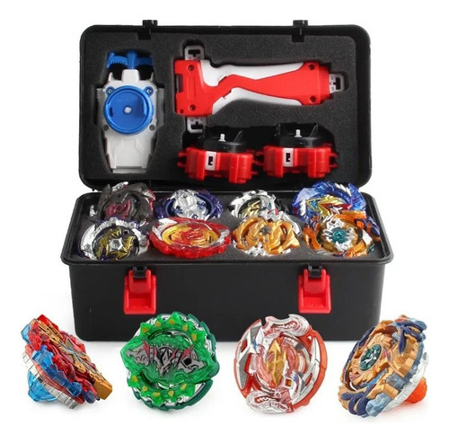 17 Piezas Top Beyblade Burst Bey Blade De Juguete, Con Caja