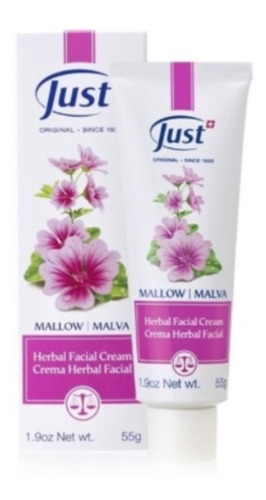 Crema Malva Humectante De Rostro 55gr. Just Tipo De Piel Sensible
