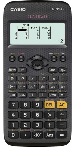 Calculadora científica Casio 275 funciones FX-82Lax rosa azul color negro