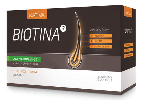 Kativa Biotina Ampolla - mL a $4075