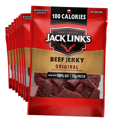 Jack Link's Carne Jerky, Original  Bocadillo De Carne Sabro