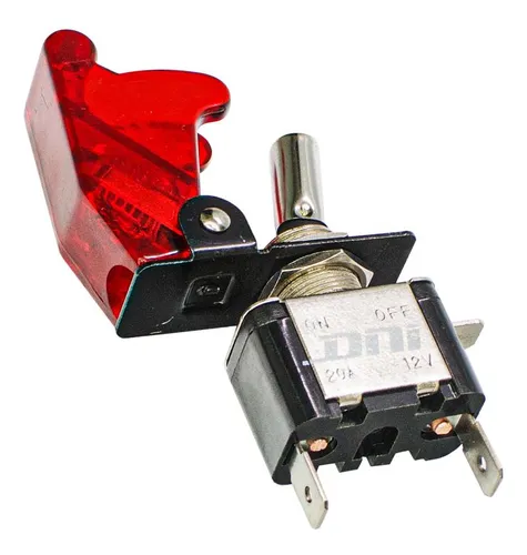 comprar  Chave Tic-tac Gatilho Caça Led Vermelho 2 Posições Onu002Foff