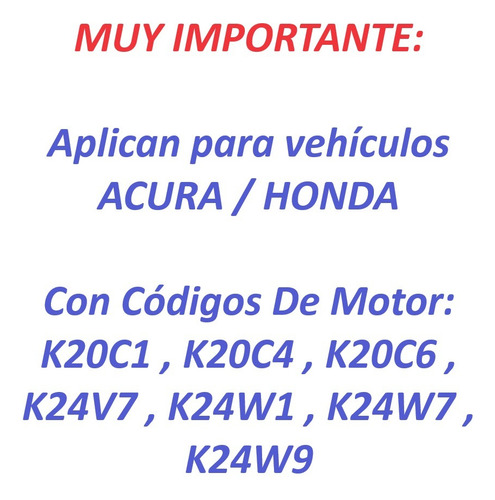 Metales De Biela Std Accord Civic Crv Rdx Tlx 2.0 2.4 2019 A
