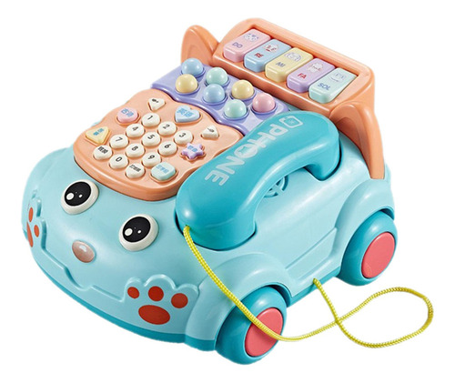 Juguete De Teléfono Para Bebé, Juguete De Teléfono Azul