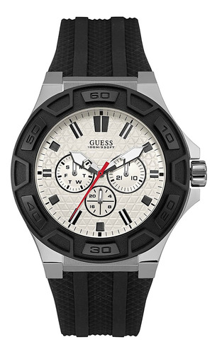 Reloj Guess Caballero W0674g3 Negro.