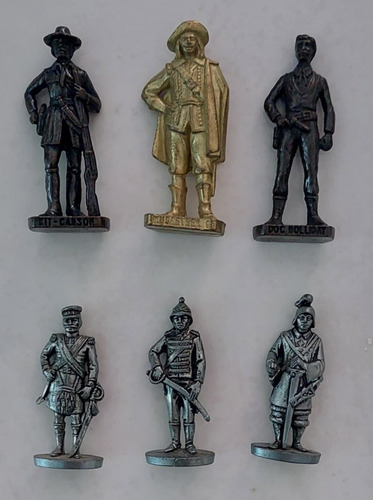 Figuras Miniatura Metalicas De Soldados Y Guerreros C33 (Usado)