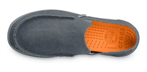 Imagen 2 de 5 de Zapatillas Crocs Santa Cruz Light Grey Charcoal (0133)