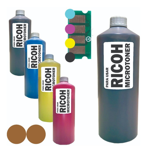 Recarga Toner Color Ricoh Sp C252 Sp C262 Mas Chip