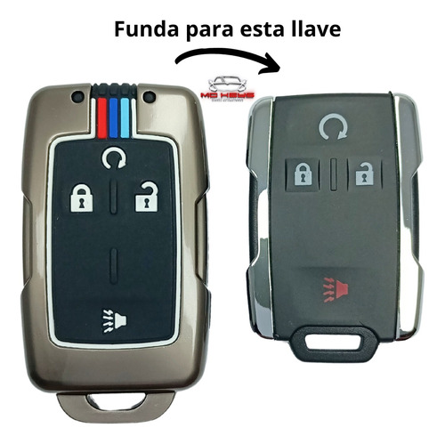 Funda Llave Control Chevrolet Colorado Silverado 2014 A 2021