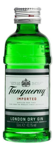 Mini gin Tanqueray London dry  50mL