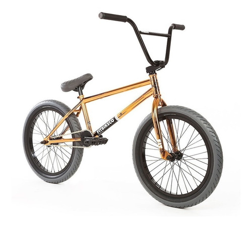 Bicicleta Bmx Profesional Fit Augie ¡dorada! Full Cromo 4130