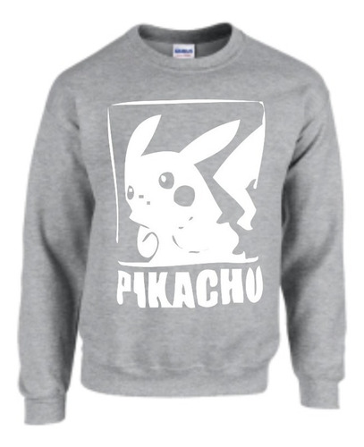 Buzo Gildan Algodon Personalizado - Pikachu