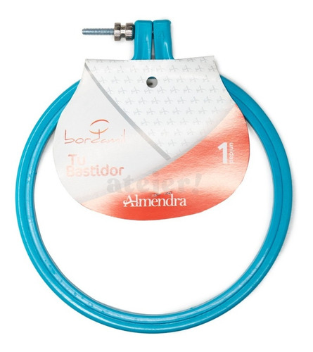 Bastidor Plástico Para Bordar Almendra - Con Tornillo 22cm 