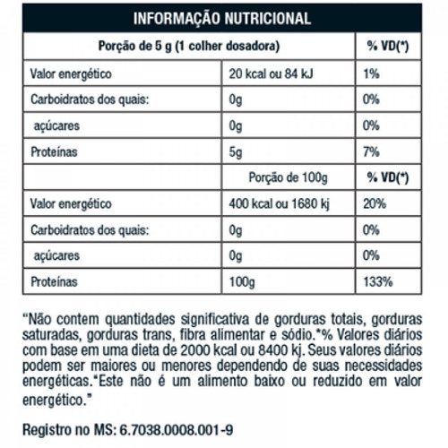 Imagem 2 de 2 de Glutamina Up 300g - Nutrata - Aminoácido - Frete Grátis