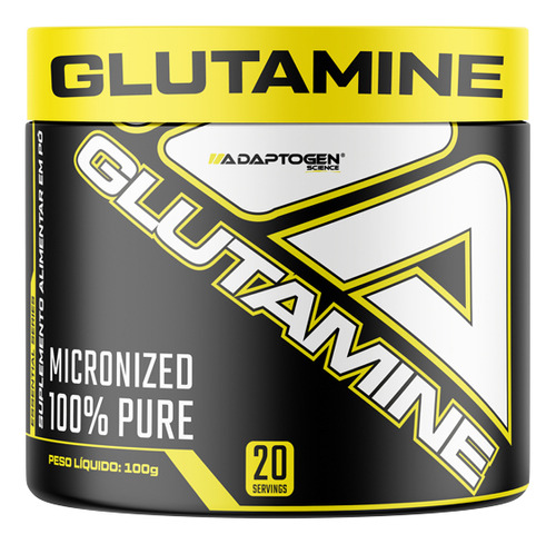 Glutamina Platinum Series 100g - Glutamine Adaptogen Sabor Sem sabor