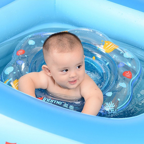 Asiento Flotante Para Bebés, Anillo De Natación Inflable Par