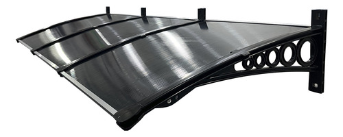 Toldo Policarbonato 3,60x0,50m P/ Portas E Janelas -completo