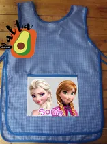 Comprar Pechera\u002Fpintorcito Jardín Personaliz Frozen           