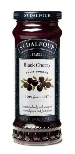 St Dalfour Cereza Negra Mermelada  Sin Azucar 284gr 