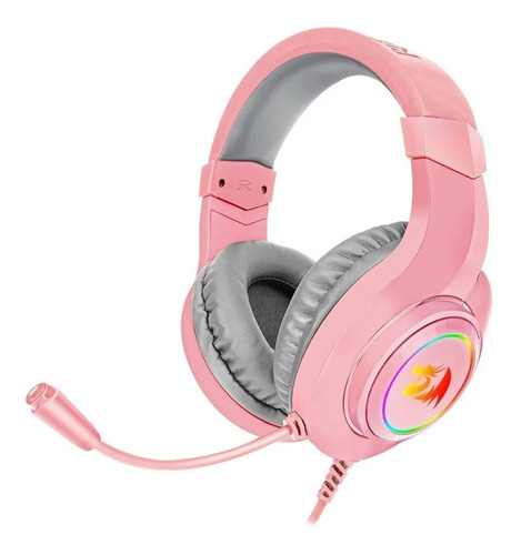 Auricular Gamer Redragon H260 Hylas Pink Rgb Ps4 Ps5 !