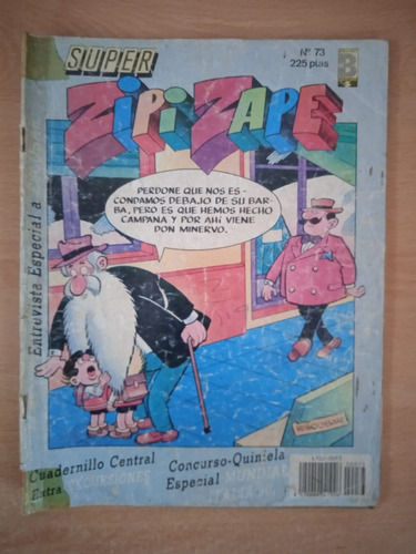 Zipi Y Zape Revista Nº 73 Año 1990 Rnvio Gratis Montevideo