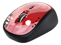Comprar Mouse Inalámbrico Trust Yvi Red Brush Paqueño 1600dpi Color Rojo