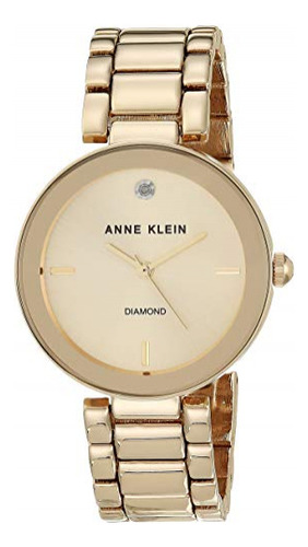 Reloj De Pulsera Anne Klein Para Mujer Con Esfera De Diamant