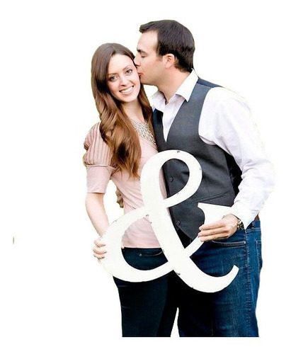 Letra Decorativa Ampersand Para Fotografía De Bodas Props