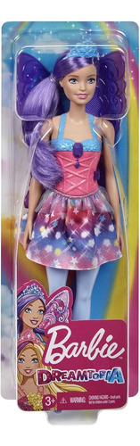 Barbie Dreamtopia Hada Pelo Morado