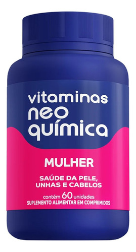Kit 4x Multivitaminico Mulher 60 Comprimidos - Neo Química
